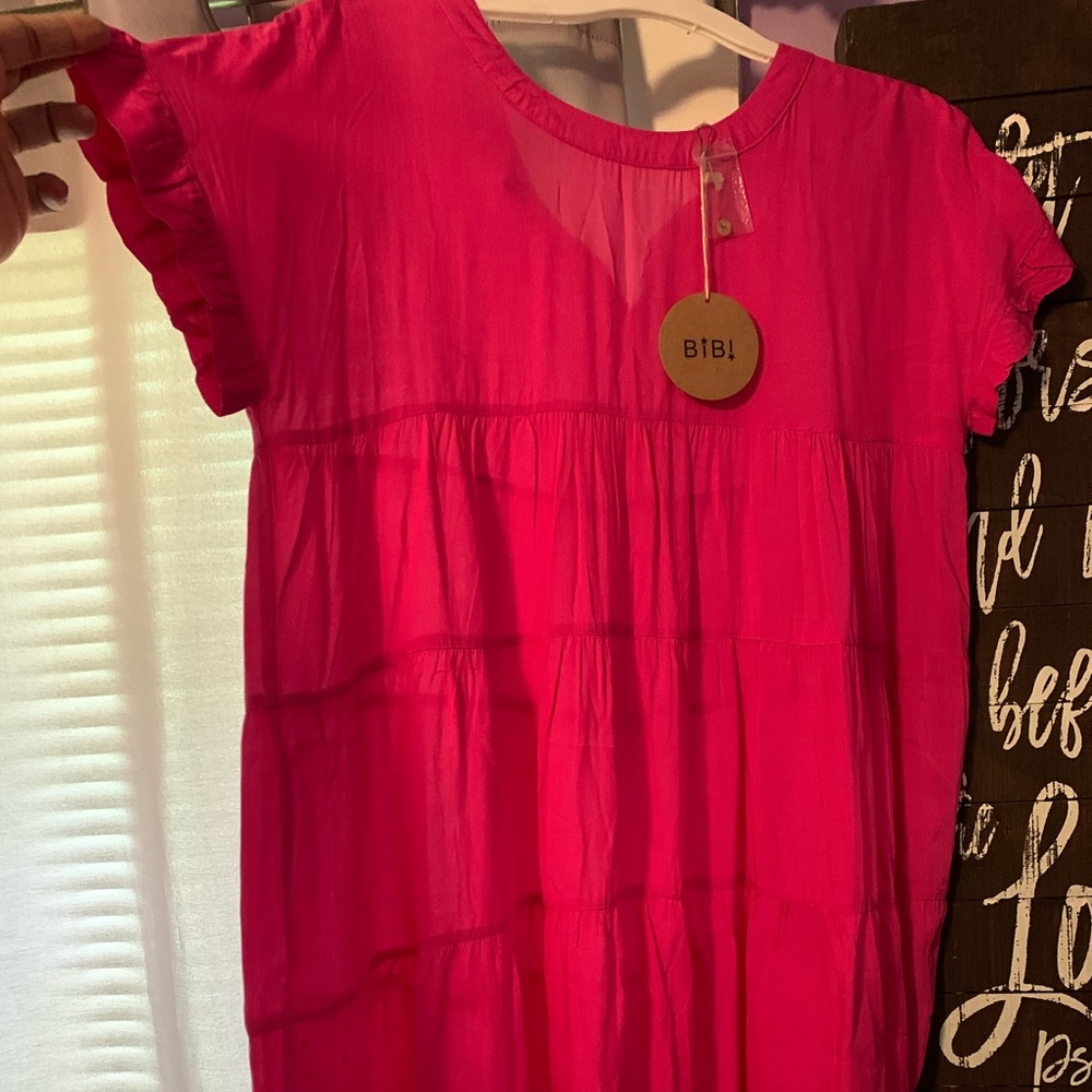 Bibi pink flowy dress!